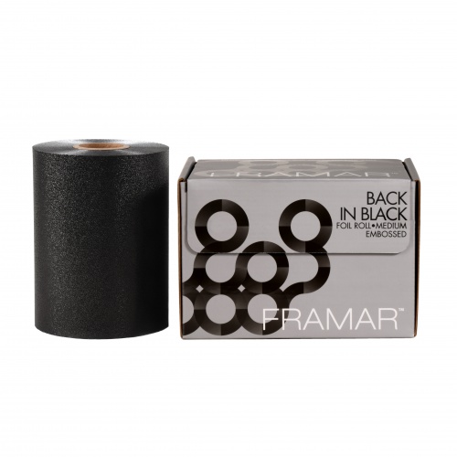 FRAMAR Texturovaná fólie v roli Black