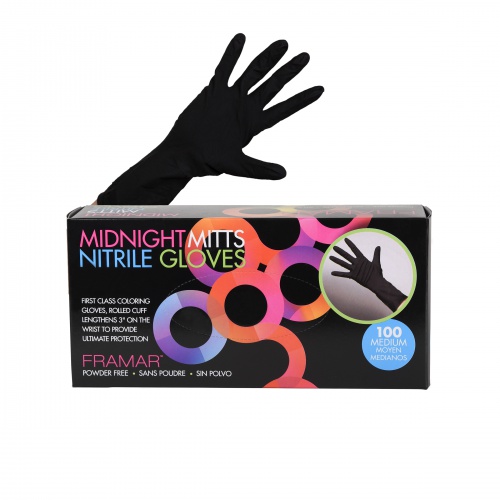 FRAMAR Nitrilové rukavice Midnight Mitts Medium