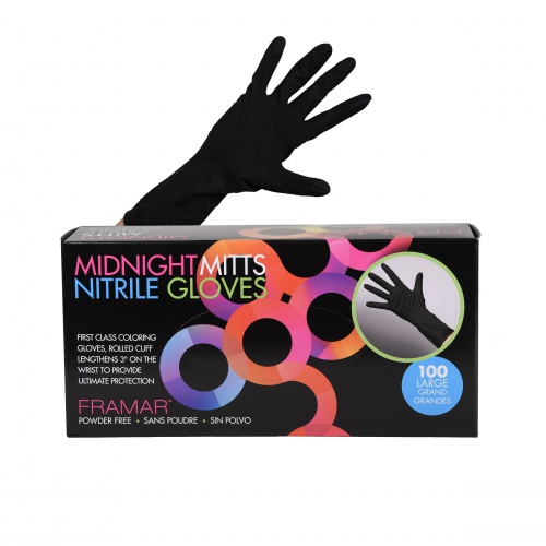 FRAMAR Nitrilové rukavice Midnight Mitts Large