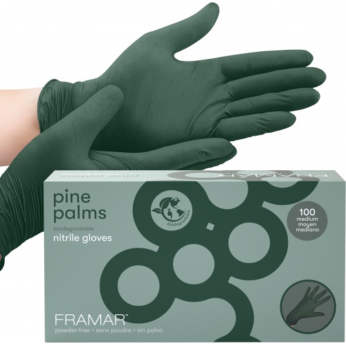 FRAMAR Nitrilové rukavice Pine Palms Medium