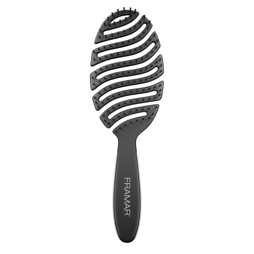 FRAMAR Kartáč na rozčesávání Flex Brush Black