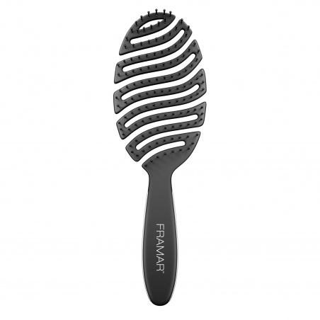 FRAMAR Kartáč na rozčesávání Flex Brush Black