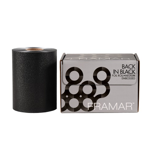FRAMAR Texturovaná fólie v roli Black