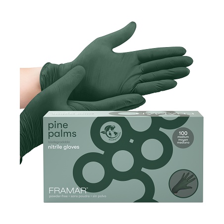 FRAMAR Nitrilové rukavice Pine Palms Medium