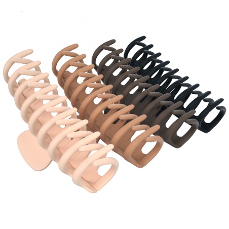 FRAMAR Velké skřipce do vlasů Claw Clips Neutral